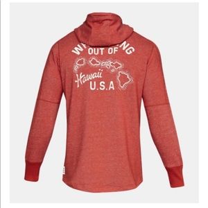 Under Armour Project Rock Red Hoodie men size L